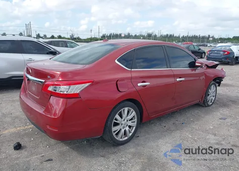 2015 Nissan Sentra Sl z USA, uszkodzony, nr VIN 3N1AB7AP0FY297128